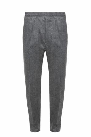 Side-stripe pleat-front trousers, zdjęcie 1 Side-stripe pleat-front trousers od Berluti